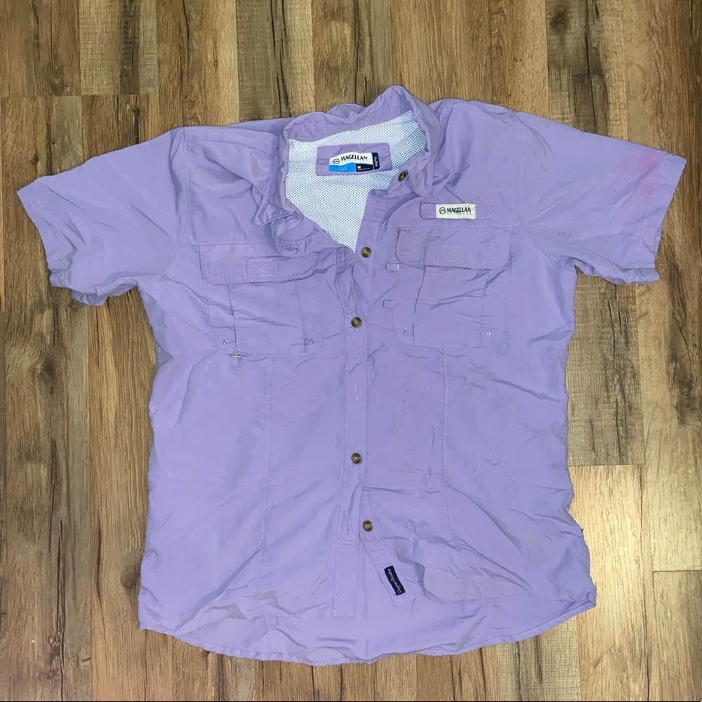 Purple Magellan Fishing Shirt